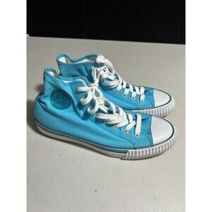 PF Flyers High Rise Sneakers Men’s 9.5 Women’s 11 Light Blue GUC